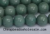 CMJ285 15.5 inches 12mm round Mashan jade beads wholesale