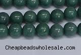 CMJ290 15.5 inches 8mm round Mashan jade beads wholesale