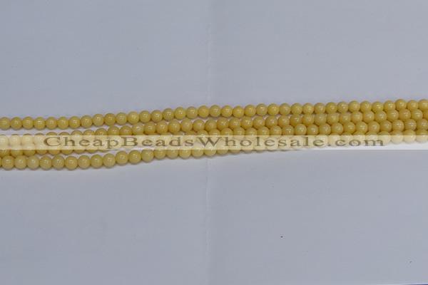 CMJ302 15.5 inches 4mm round Mashan jade beads wholesale