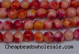 CMJ400 15.5 inches 4mm round rainbow jade beads wholesale