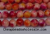 CMJ401 15.5 inches 6mm round rainbow jade beads wholesale