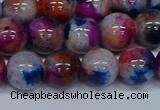 CMJ432 15.5 inches 12mm round rainbow jade beads wholesale