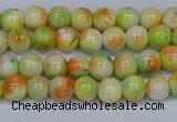 CMJ450 15.5 inches 6mm round rainbow jade beads wholesale