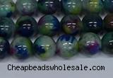 CMJ466 15.5 inches 10mm round rainbow jade beads wholesale