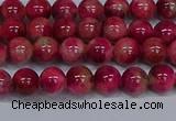 CMJ478 15.5 inches 6mm round rainbow jade beads wholesale