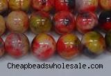 CMJ487 15.5 inches 10mm round rainbow jade beads wholesale