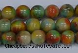 CMJ501 15.5 inches 10mm round rainbow jade beads wholesale