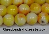 CMJ509 15.5 inches 12mm round rainbow jade beads wholesale