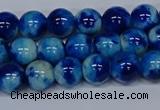 CMJ542 15.5 inches 8mm round rainbow jade beads wholesale