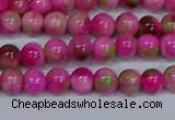 CMJ548 15.5 inches 6mm round rainbow jade beads wholesale