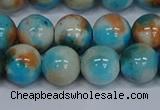 CMJ579 15.5 inches 12mm round rainbow jade beads wholesale