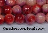 CMJ620 15.5 inches 10mm round rainbow jade beads wholesale