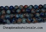 CMJ631 15.5 inches 4mm round rainbow jade beads wholesale