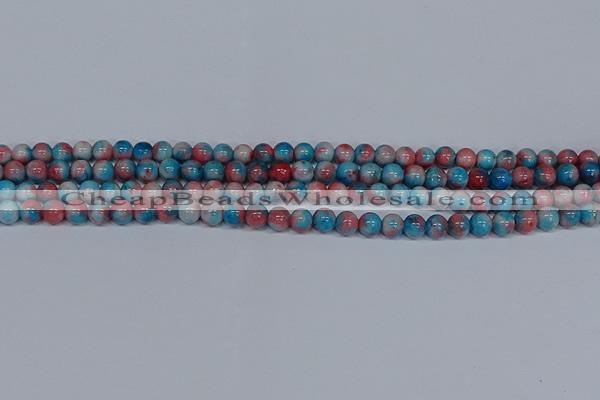 CMJ660 15.5 inches 6mm round rainbow jade beads wholesale