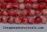 CMJ681 15.5 inches 6mm round rainbow jade beads wholesale