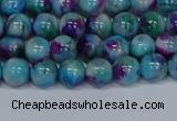 CMJ687 15.5 inches 4mm round rainbow jade beads wholesale