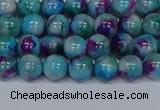 CMJ688 15.5 inches 6mm round rainbow jade beads wholesale