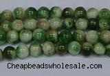 CMJ701 15.5 inches 4mm round rainbow jade beads wholesale