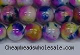 CMJ712 15.5 inches 12mm round rainbow jade beads wholesale