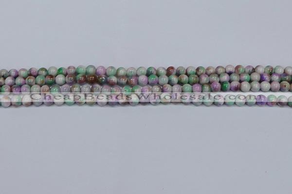 CMJ716 15.5 inches 6mm round rainbow jade beads wholesale