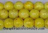 CMJ906 15.5 inches 6mm round Mashan jade beads wholesale