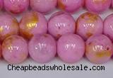 CMJ917 15.5 inches 8mm round Mashan jade beads wholesale