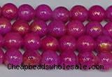 CMJ925 15.5 inches 4mm round Mashan jade beads wholesale