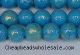 CMJ951 15.5 inches 6mm round Mashan jade beads wholesale