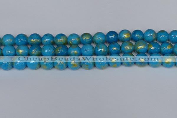 CMJ953 15.5 inches 10mm round Mashan jade beads wholesale