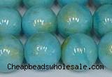 CMJ969 15.5 inches 12mm round Mashan jade beads wholesale