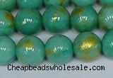 CMJ973 15.5 inches 10mm round Mashan jade beads wholesale