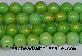 CMJ975 15.5 inches 4mm round Mashan jade beads wholesale