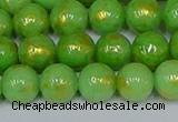 CMJ976 15.5 inches 6mm round Mashan jade beads wholesale