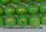 CMJ977 15.5 inches 8mm round Mashan jade beads wholesale