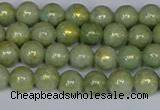 CMJ980 15.5 inches 4mm round Mashan jade beads wholesale