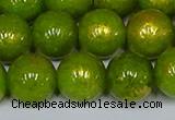 CMJ988 15.5 inches 10mm round Mashan jade beads wholesale