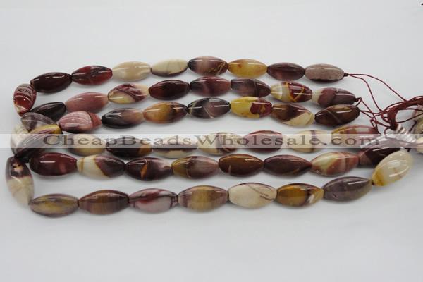 CMK106 15.5 inches 11*22mm trihedron mookaite beads wholesale