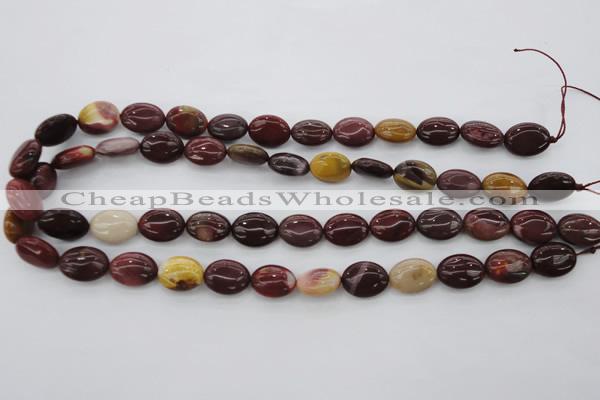 CMK140 15.5 inches 12*16mm oval mookaite beads wholesale