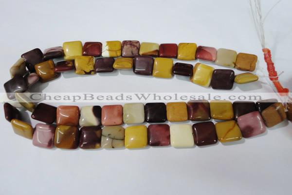 CMK271 15.5 inches 15*15mm square mookaite gemstone beads