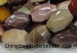 CMK50 15.5 inches 15*20mm faceted freeform mookaite beads wholesale