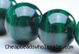 CMN06 10mm round A grade natural malachite  beads wholesale