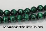 CMN151 AA grade 8mm round natural malachite beads Wholesale