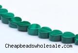 CMN18 A grade 3*6mm heart natural malachite beads Wholesale