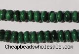 CMN205 15.5 inches 5*8mm rondelle natural malachite beads wholesale