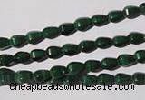 CMN228 15.5 inches 4*6mm faceted teardrop natural malachite beads