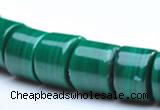 CMN23 3*4mm column shape A grade natural malachite beads