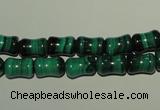 CMN232 15.5 inches 6*9mm bone natural malachite beads wholesale