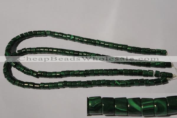 CMN236 15.5 inches 5*7mm heishi natural malachite beads wholesale