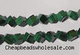 CMN245 15.5 inches 4*4mm cube natural malachite beads wholesale