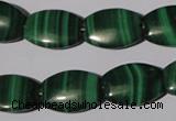 CMN268 15.5 inches 13*18mm flat drum natural malachite beads wholesale